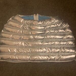 Silver Puffer Skirt